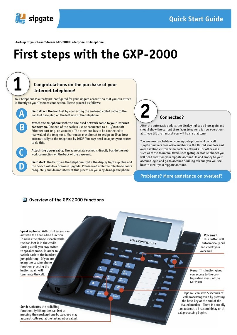 Grandstream Networks Grandstream GXP-2000 User manual