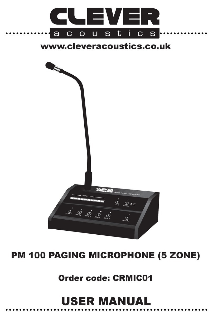 Clever Acoustics PM 100 user manual