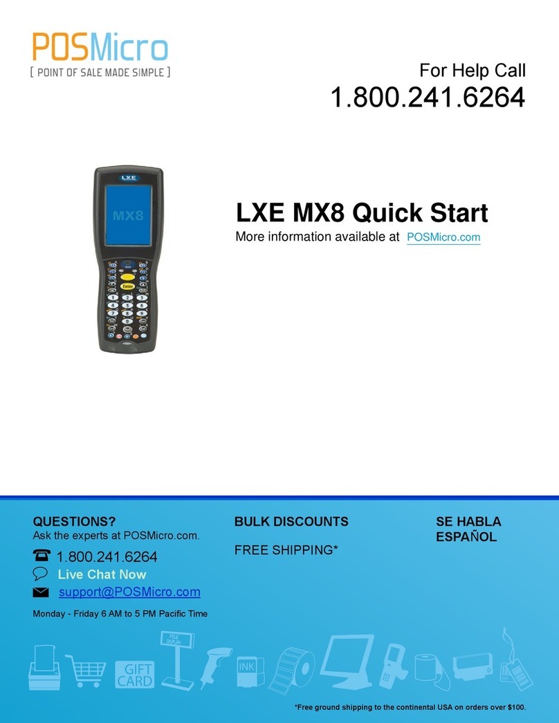 Honeywell MX8 User manual