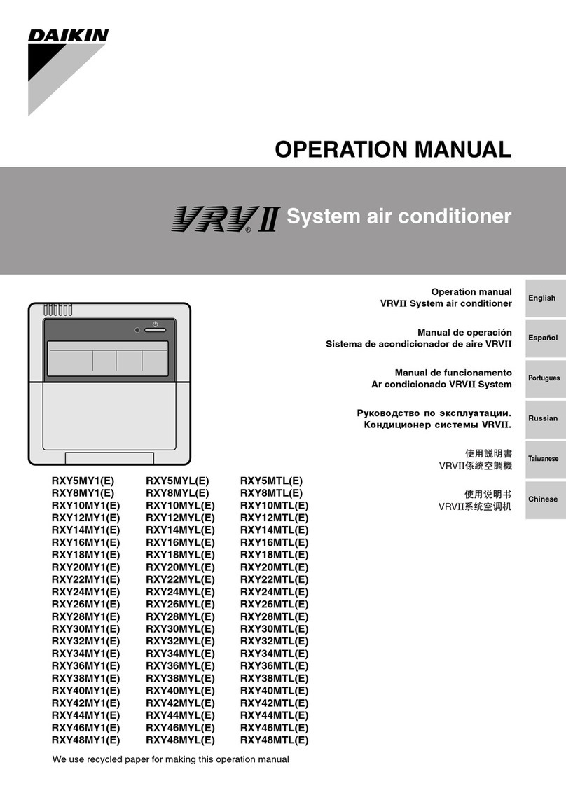 Daikin RXY5MY1 User manual