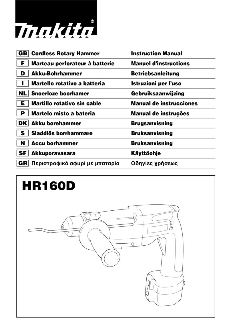 Makita HR160D instruction manual