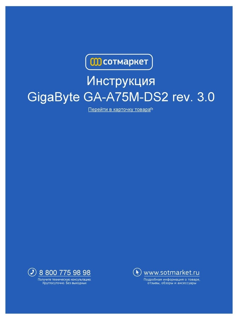 Gigabyte GA-A75M-DS2 user manual