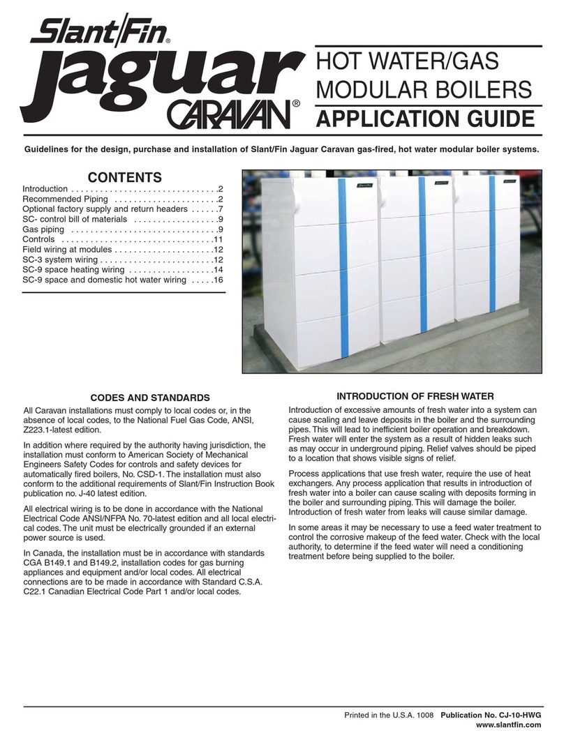 Slant/Fin VICTORY II VHS Series Application guide