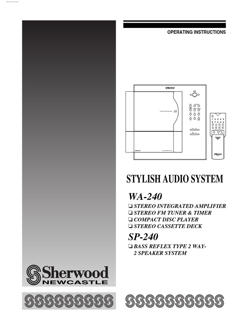 Sherwood WA-240 User manual