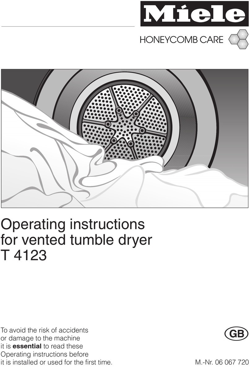 Miele T 4123 User manual