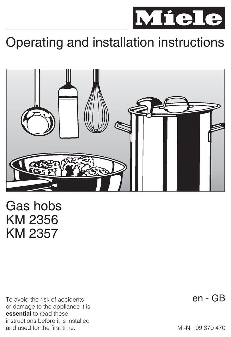 Miele KM 2357 User manual