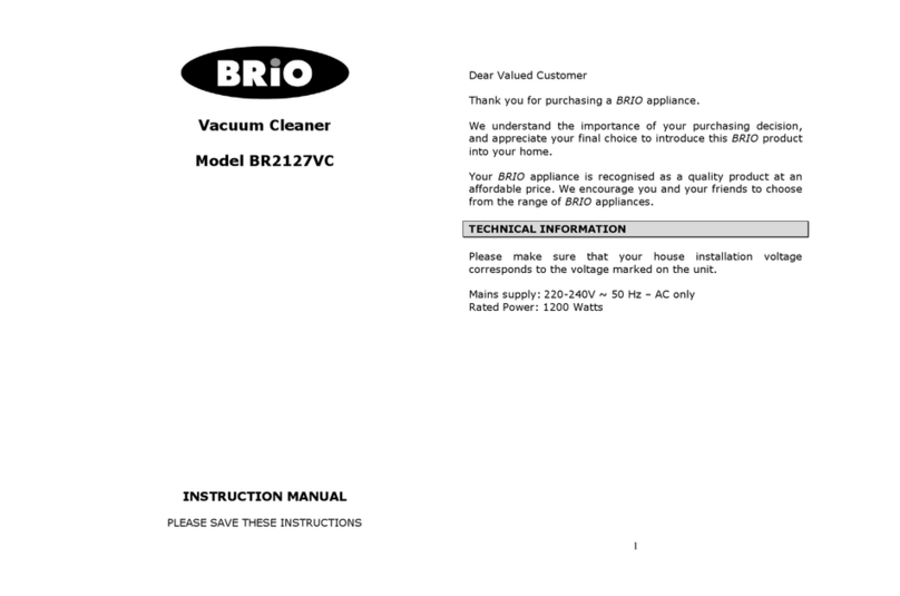 BRIO BR2127VC User manual