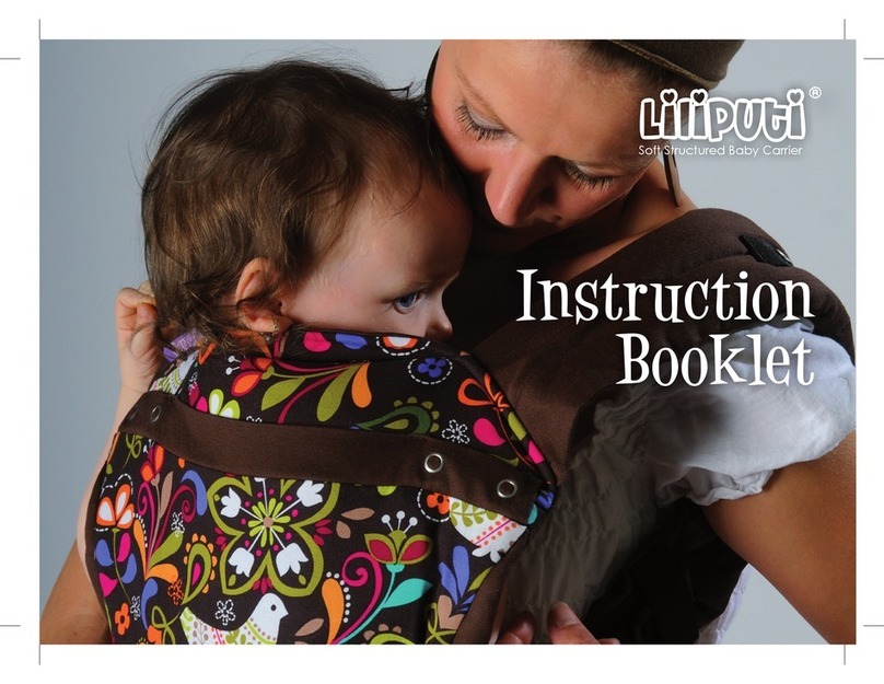 Liliputi Baby Carrier Instruction booklet