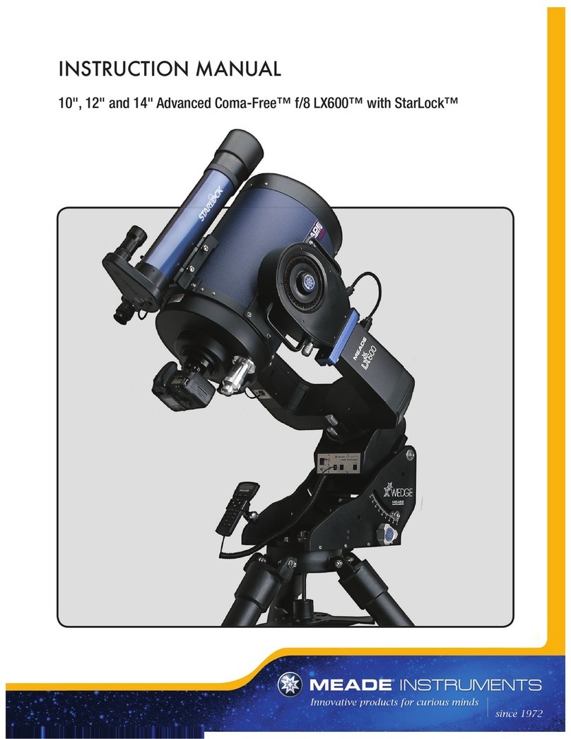 Meade Advanced Coma-Free f/8 LX600 with StarLock instruction manual