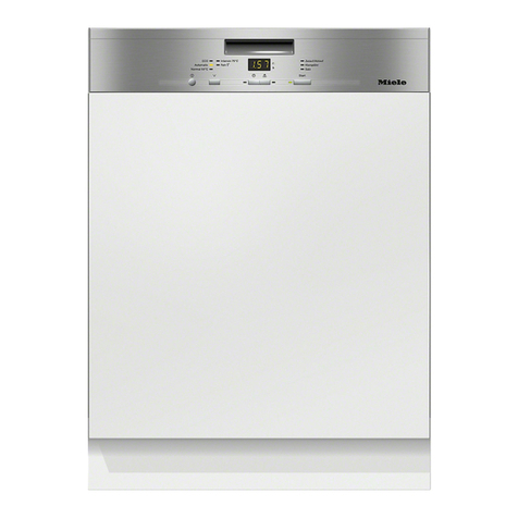 Miele G 4920 operating instructions