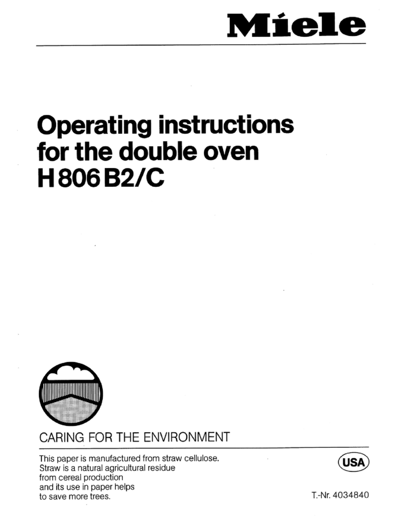 Miele H806B2/C operating instructions