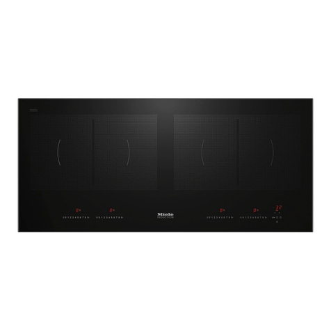 Miele KM 6366-1 Operating and installation instructions