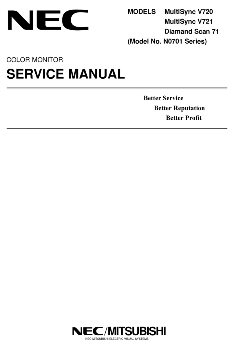 NEC Diamand Scan 71 User manual