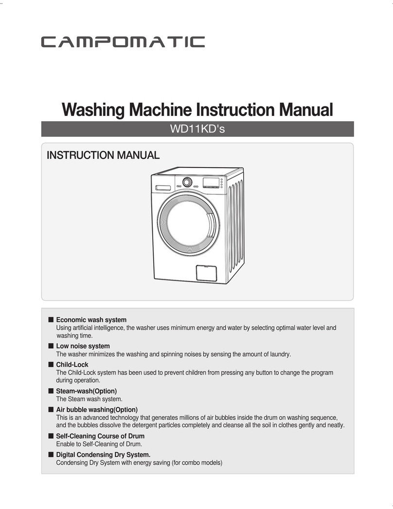 Campomatic WD11KD instruction manual