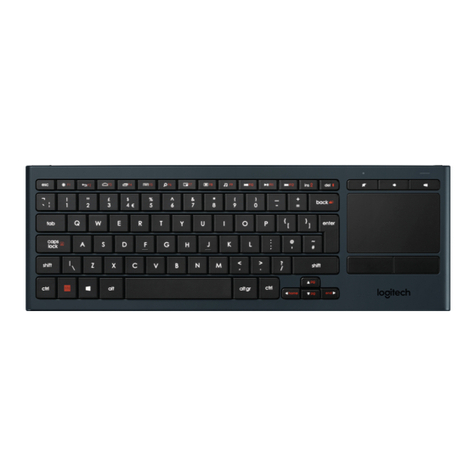 Logitech K830 User manual