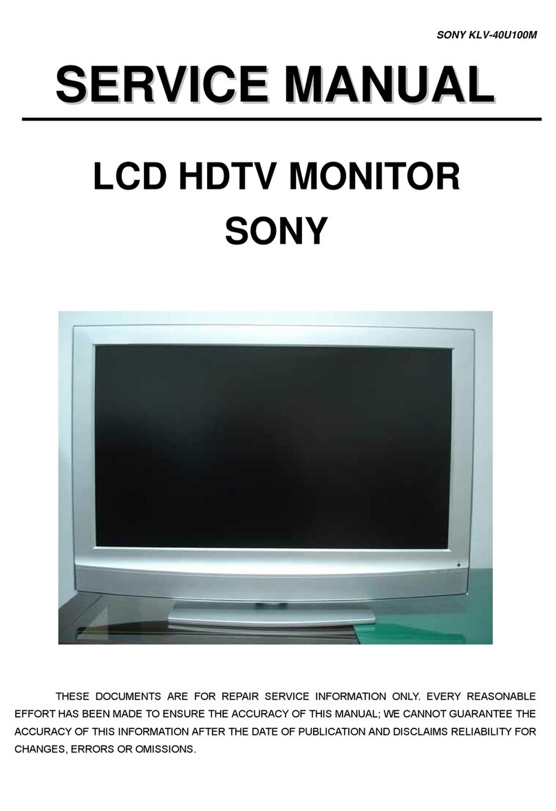 Sony BRAVIA KLV-40U100M User manual