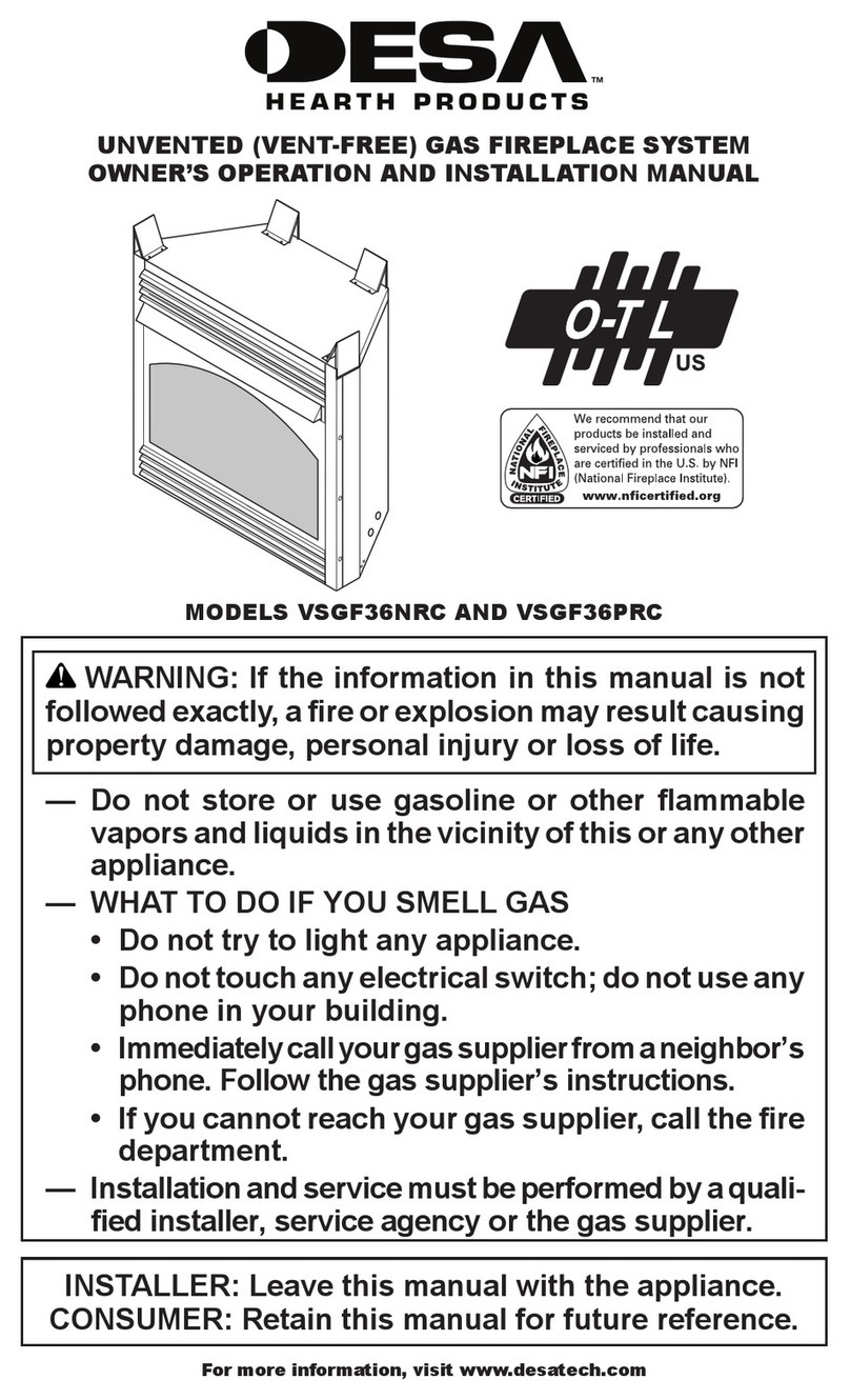 Desa VSGF36NRC Quick start guide