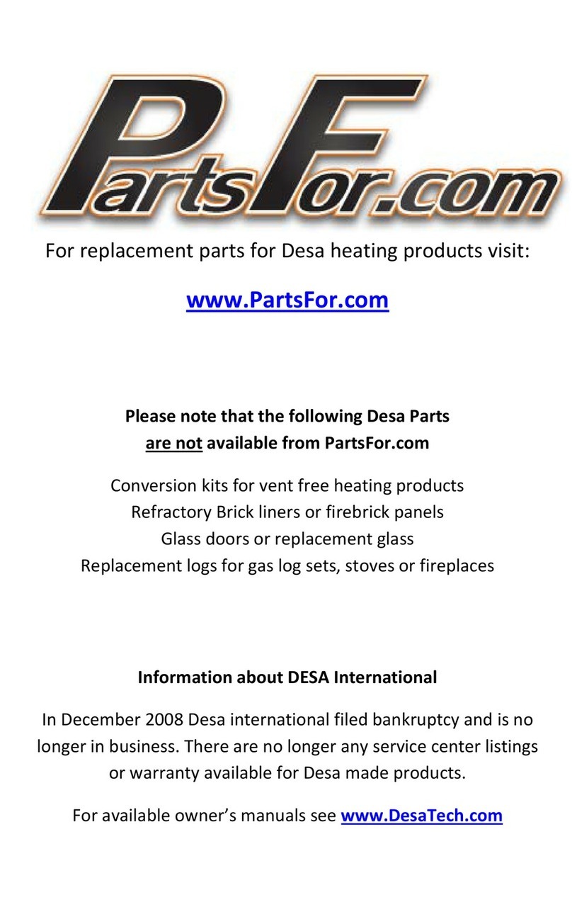 Desa CCL3018NR OWNER'S OPERATION AND INSTALLATION MANUAL