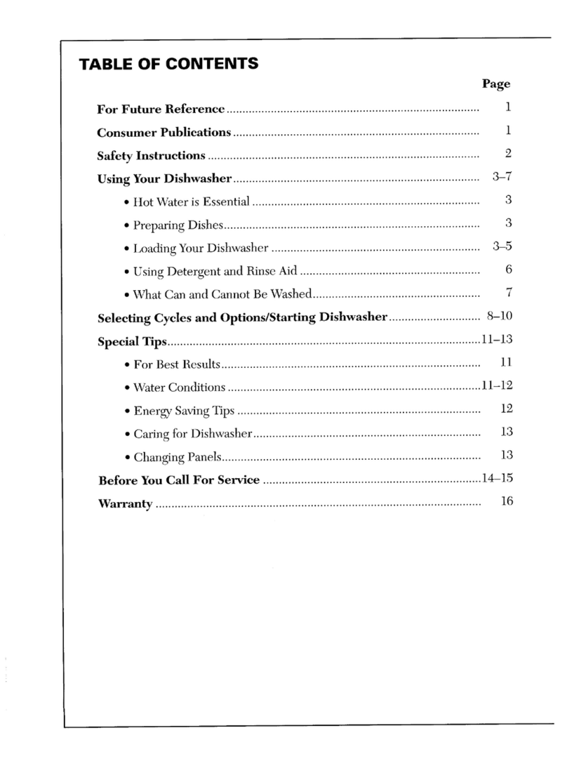 Maytag Dishwasher User manual