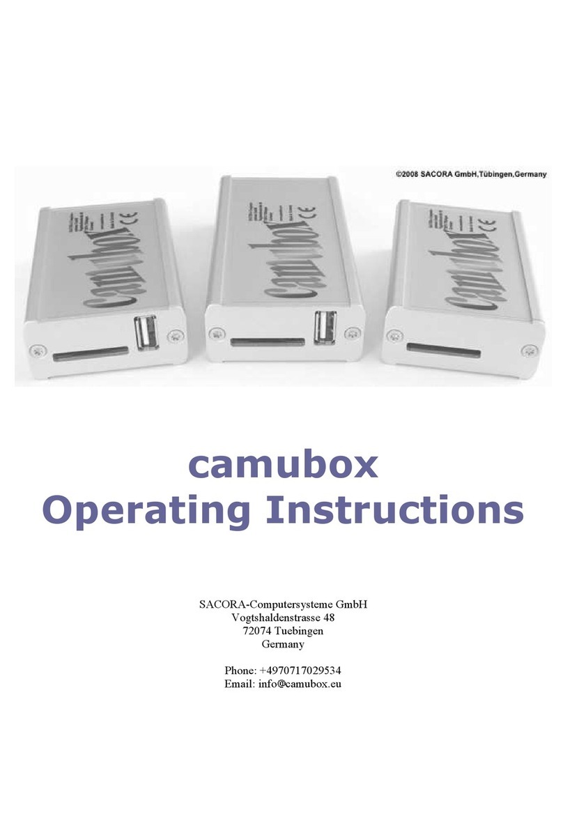 SACORA camubox operating instructions