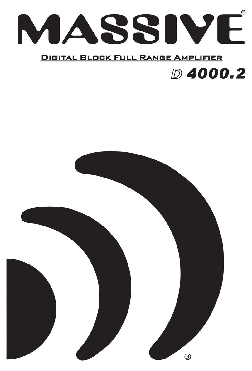 Massive Audio D-Block Series D 4000.2 user manual Massive Audio D-Block Series D 4000.2 user manual