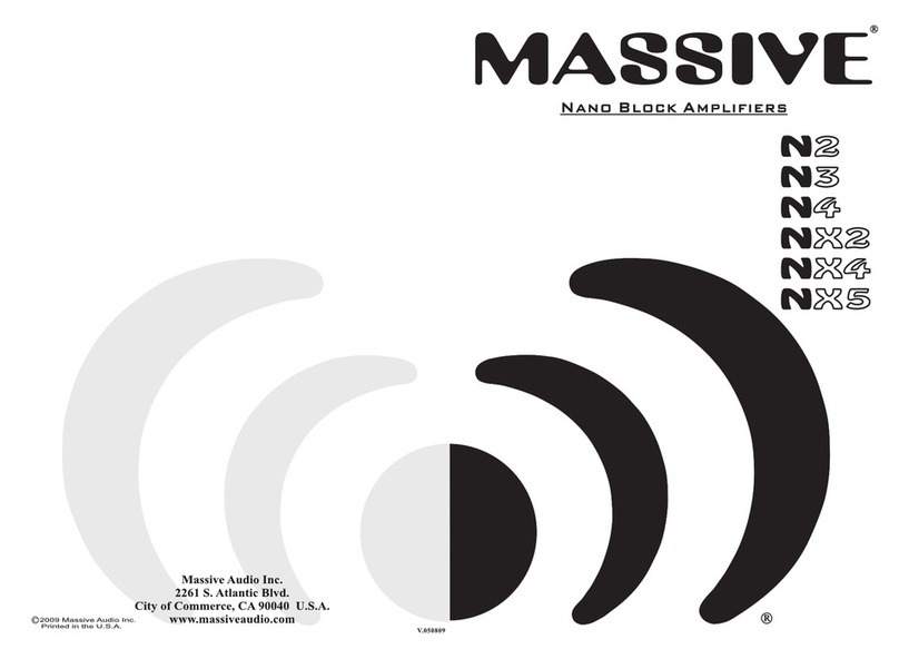 Massive Audio N2 User manual Massive Audio N2 User manual