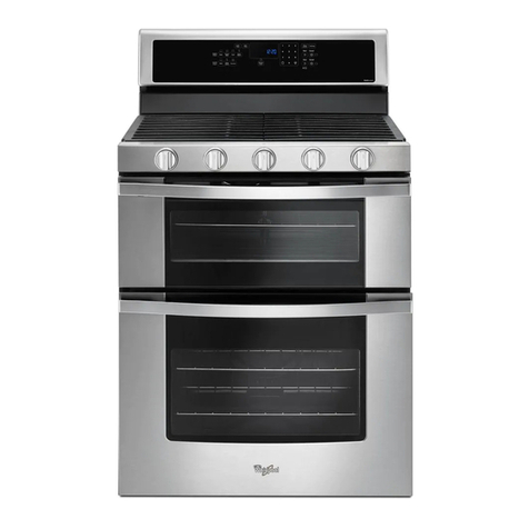 Whirlpool GAS DOUBLE OVEN RANGE User instructions