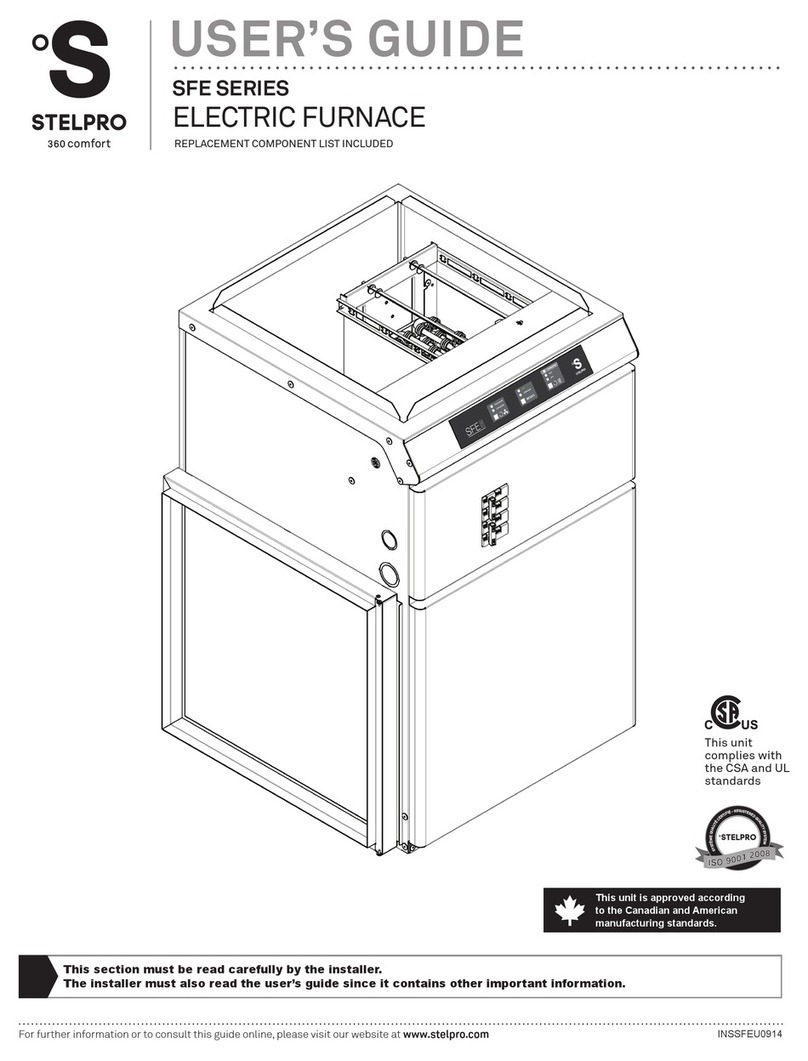 Stelpro SFE series user guide