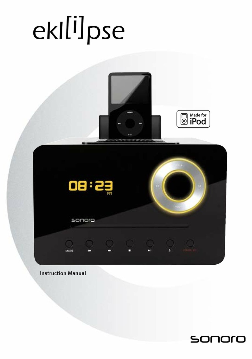 Sonoro Eklipse instruction manual