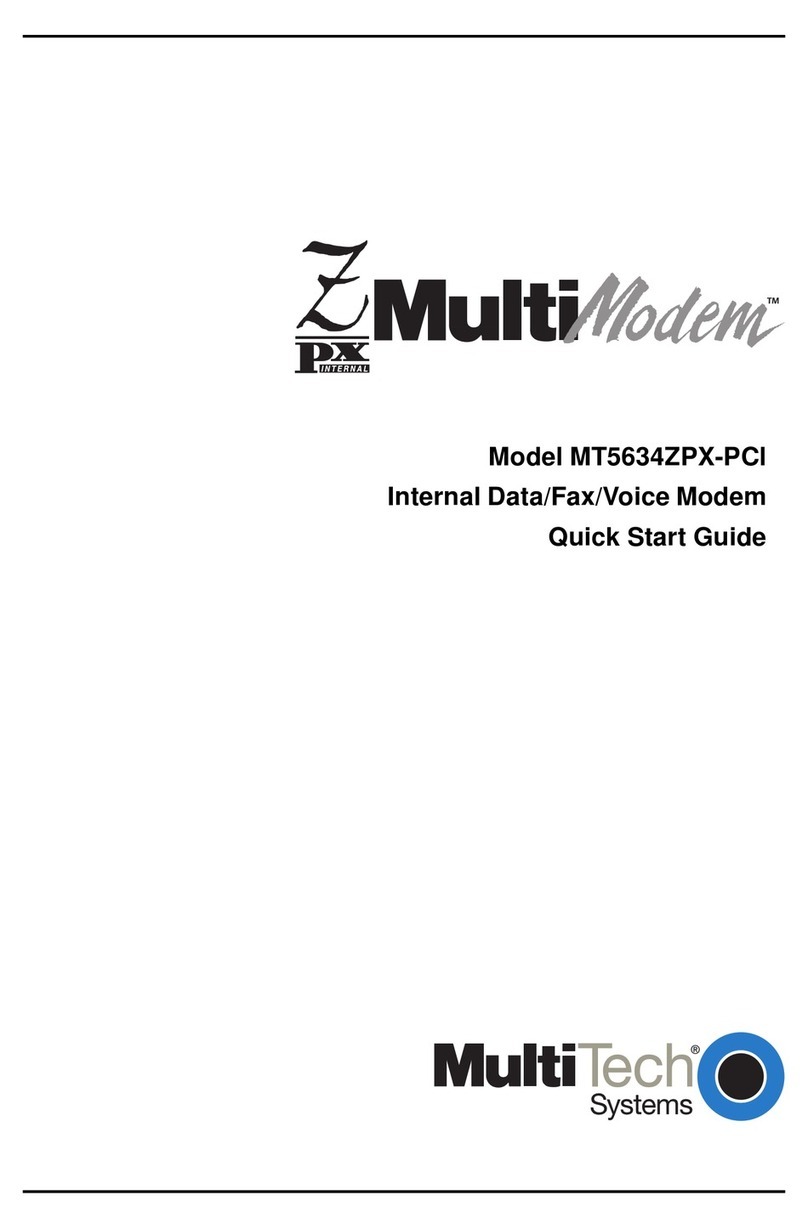 Multitech MT5634ZPX-PCl User manual Multitech MT5634ZPX-PCl User manual