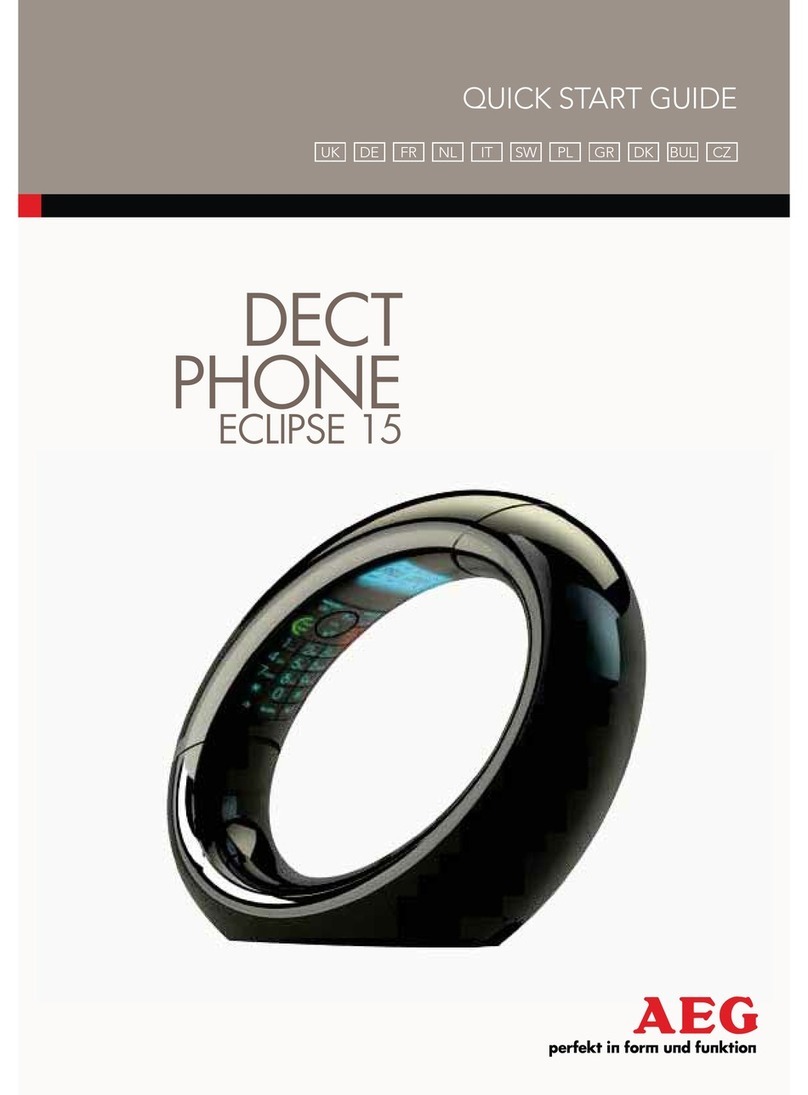 AEG Eclipse 15 quick start guide
