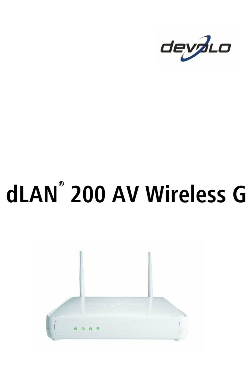 Devolo dLAN 200 AV Wireless G user manual
