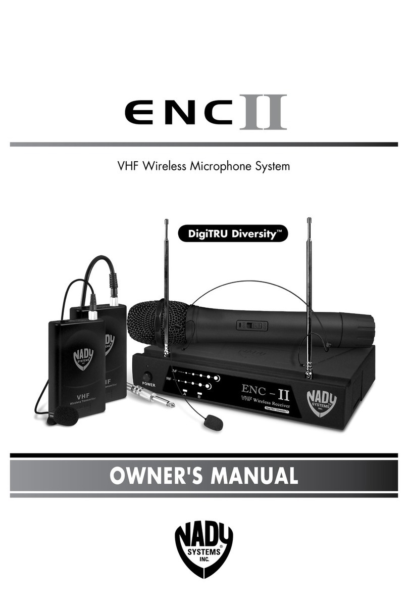 Nady Audio ENC II owner's manual