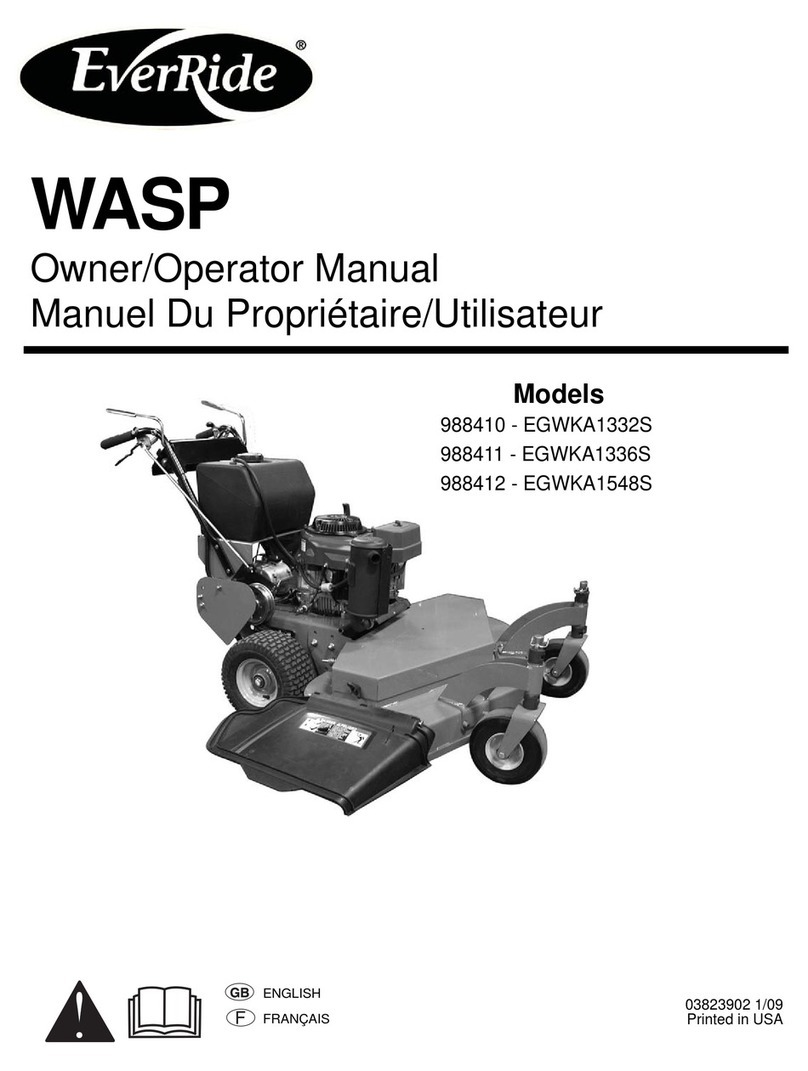 EverRide WASP EGWKA1332S Operator's manual