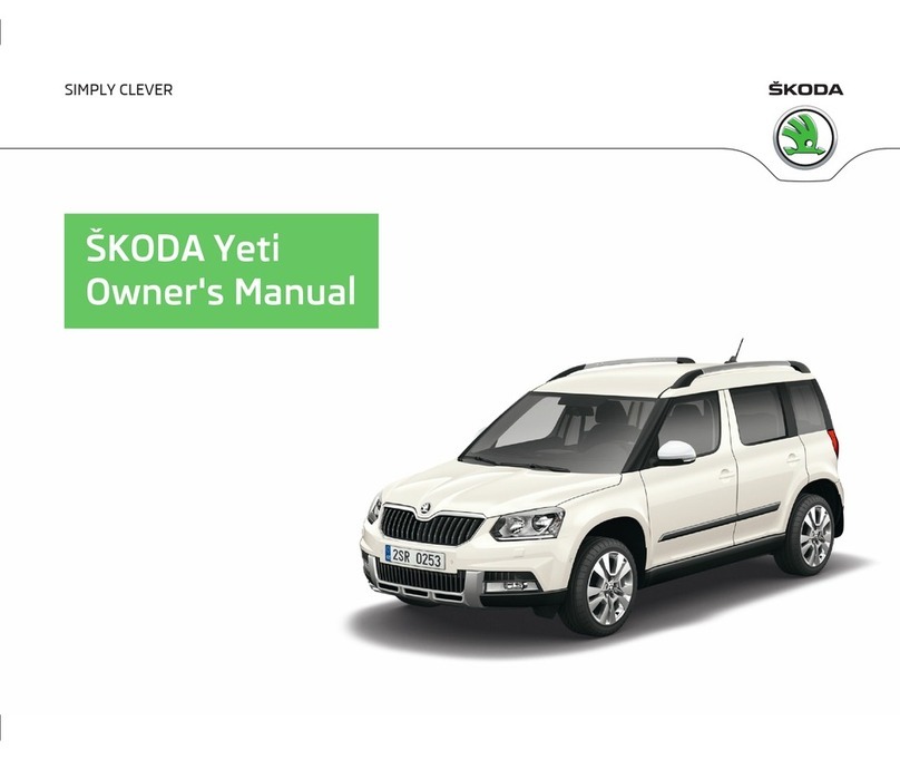 Skoda 2014 Yeti User manual