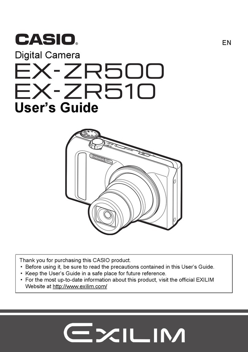 Casio Exilim EX-ZR500 User manual