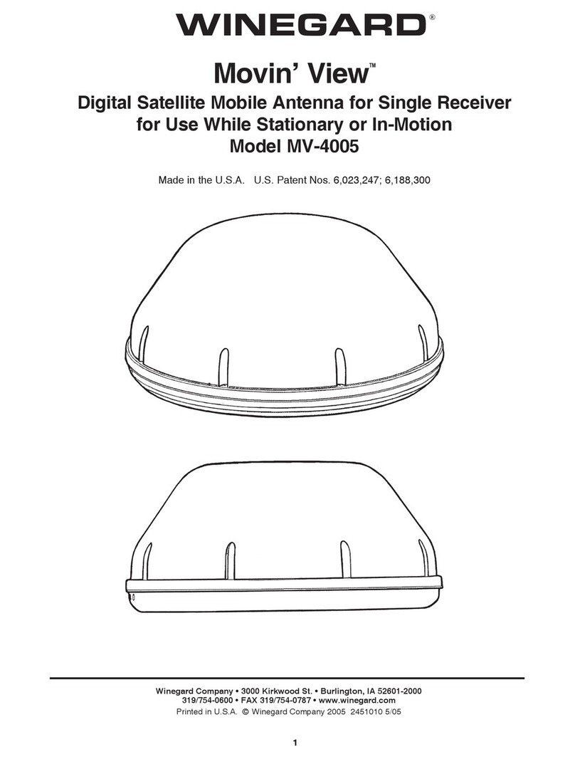 Winegard Movin' View MV-4005 User manual