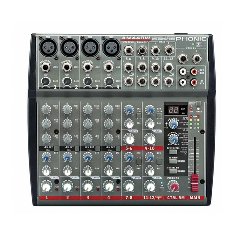 Phonic AM440W user manual