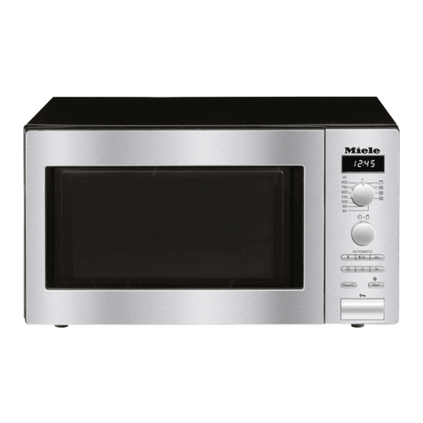 Miele M 6012 SC operating instructions