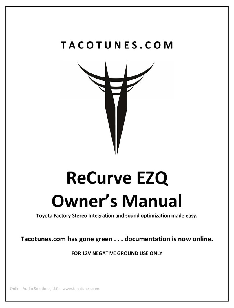 Tacotunes.com ReCurve EZQ owner's manual