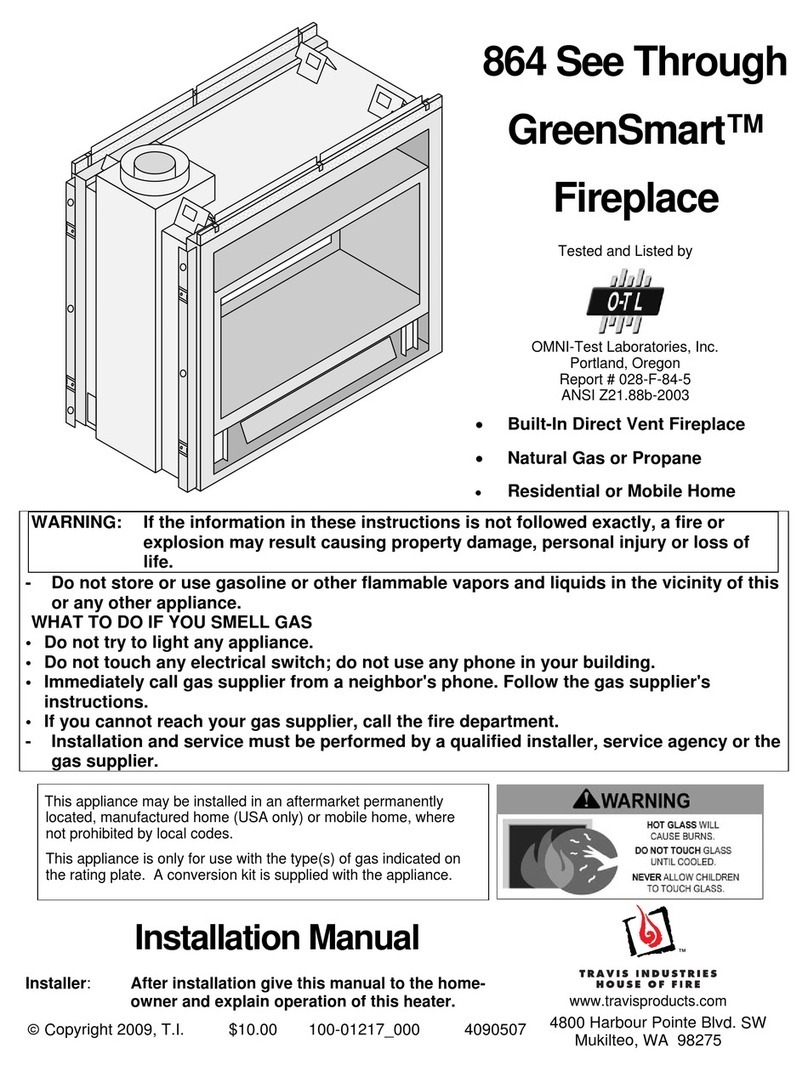 Travis Industries 864 See Through User manual