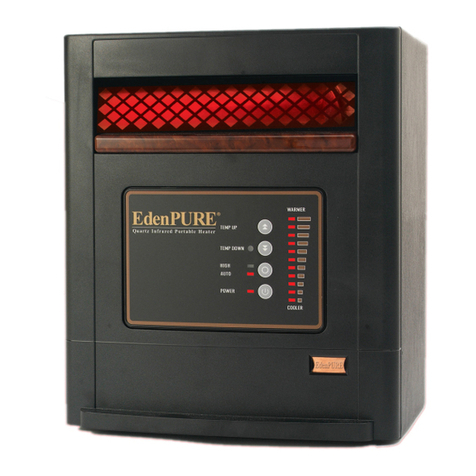 EdenPURE Personal model Operation and warranty manual