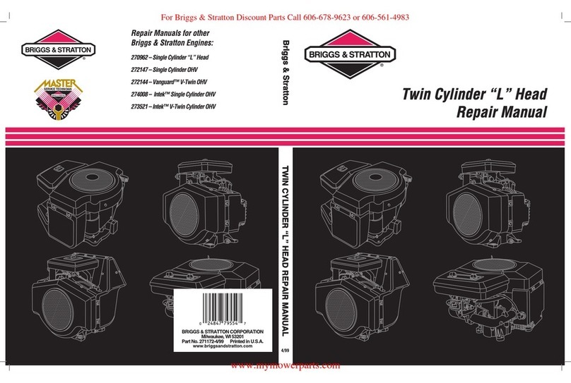 Briggs & Stratton Twin Cylinder L-Head Repair manual