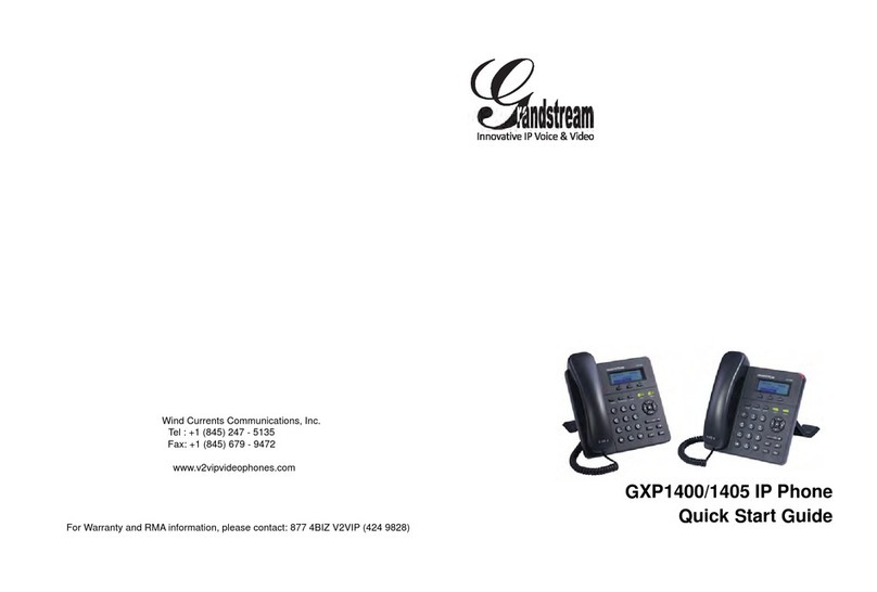 Grandstream Networks GXP-1400 User manual Grandstream Networks GXP-1400 User manual