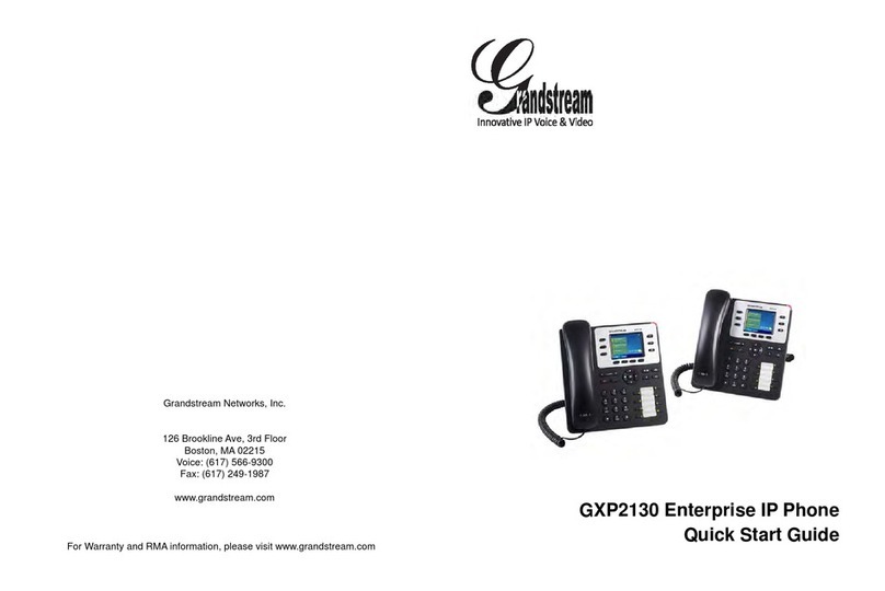 Grandstream Networks GXP2130 Series User manual