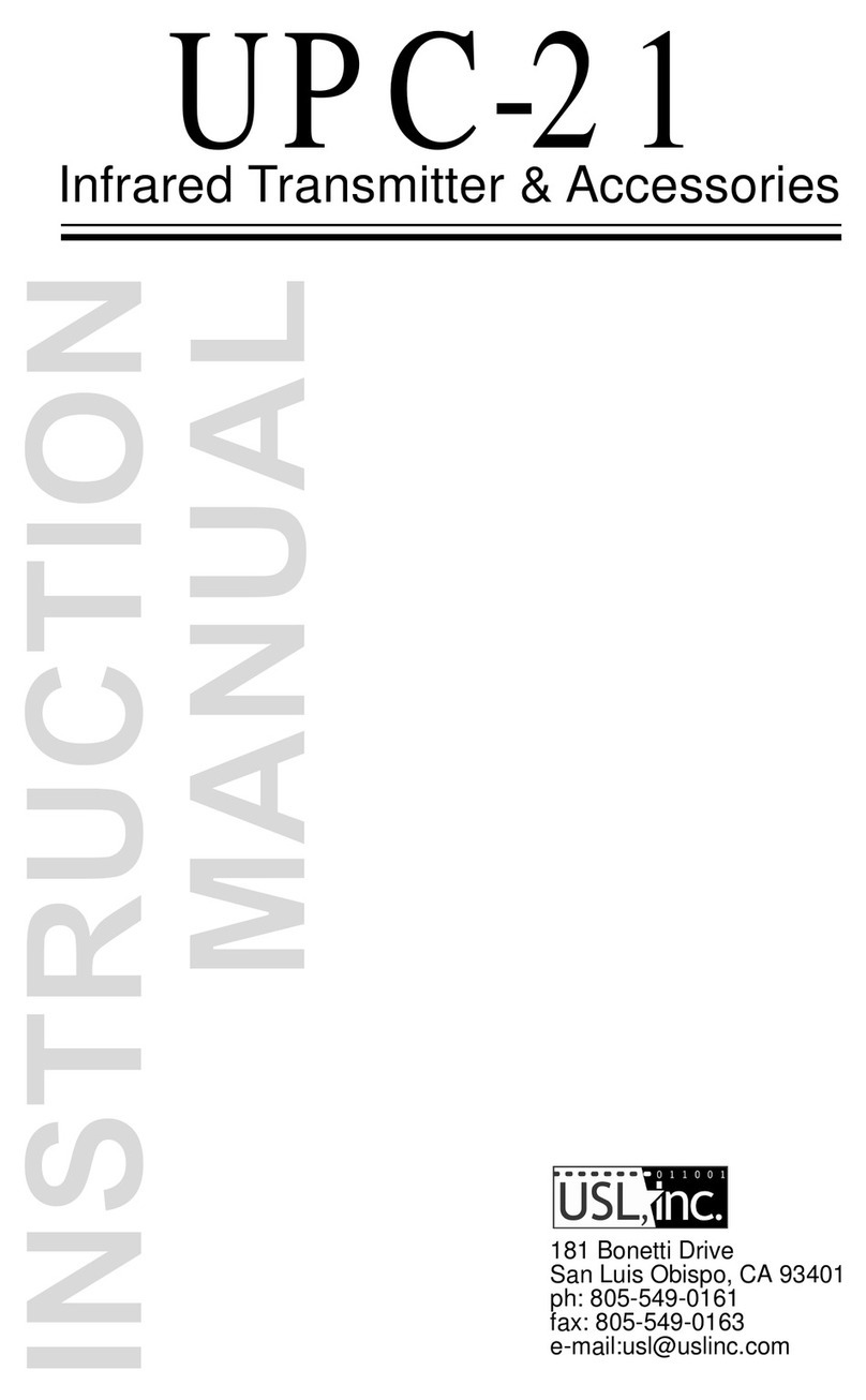Usl UPC-21 User manual