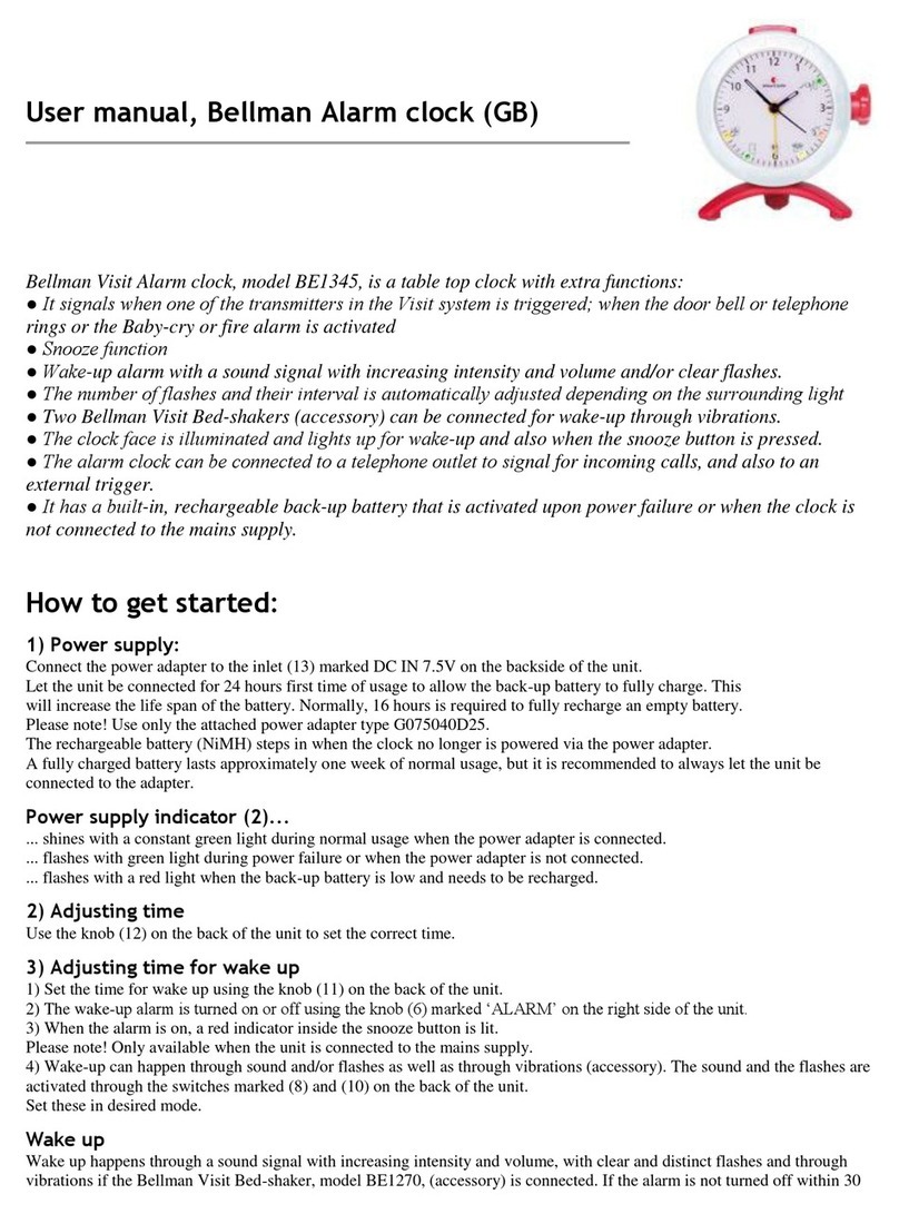 Bellman BE1345 user manual