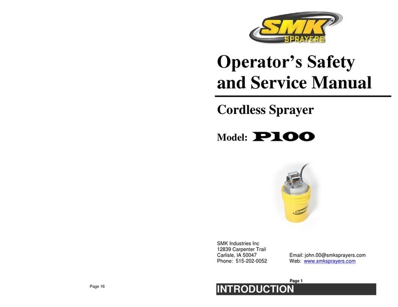 SMK P100 Operator's safety and service manual