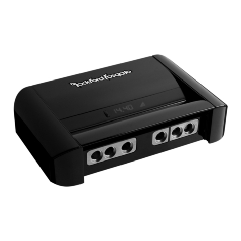Rockford Fosgate RFC10HB Installation & operation
