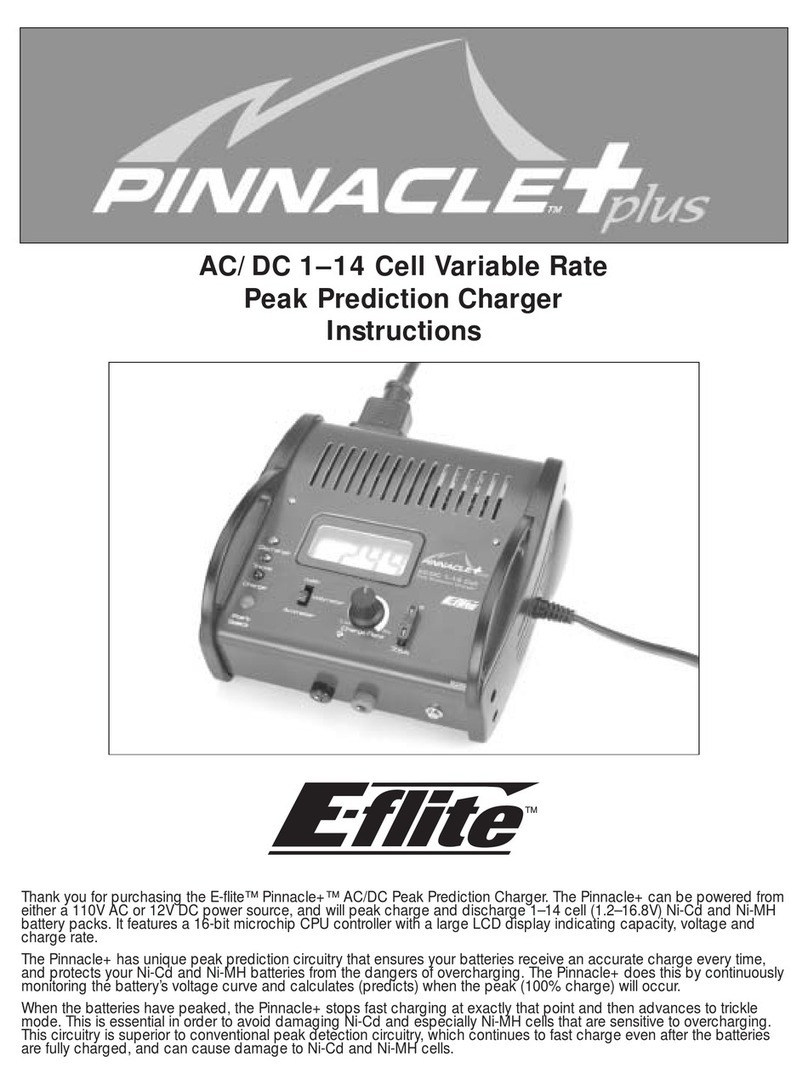 E-FLITE Pinnacle+plus instructions